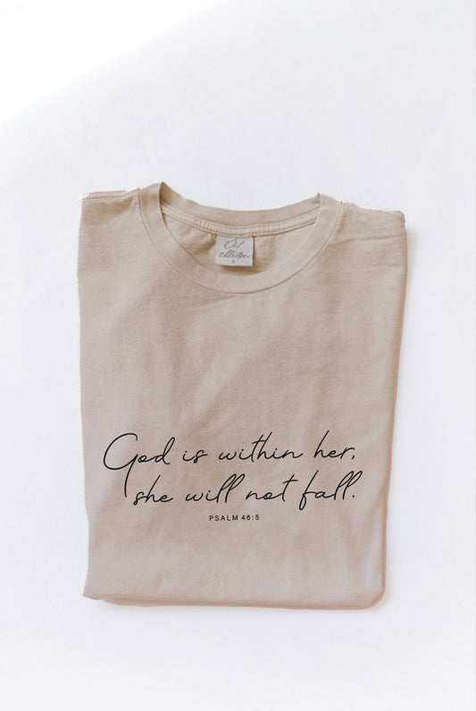 GOD IS WITHIN HER Mineral Graphic Top (2 COLORWAYS)