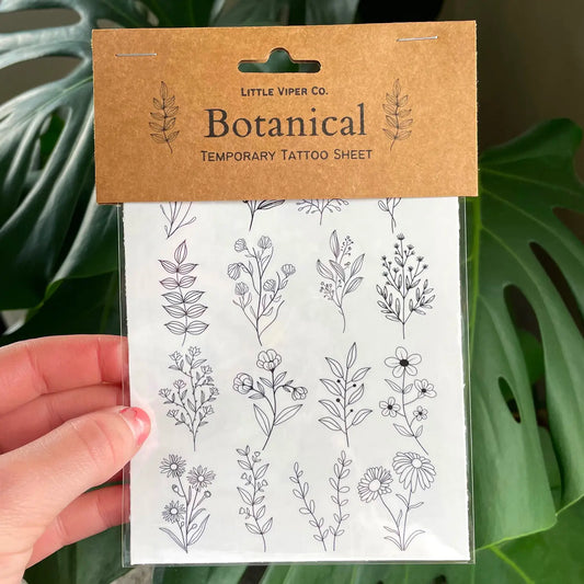 Botanical Temporary Tattoos