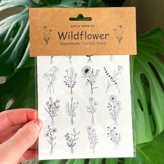 Wildflower Temporary Tattoos