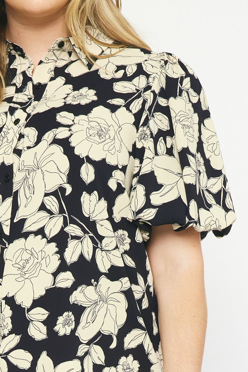 Falling for Florals Top (Plus)