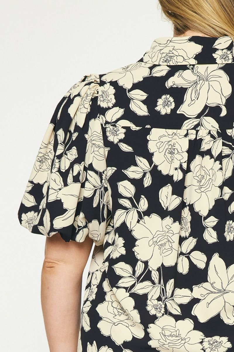 Falling for Florals Top (Plus)