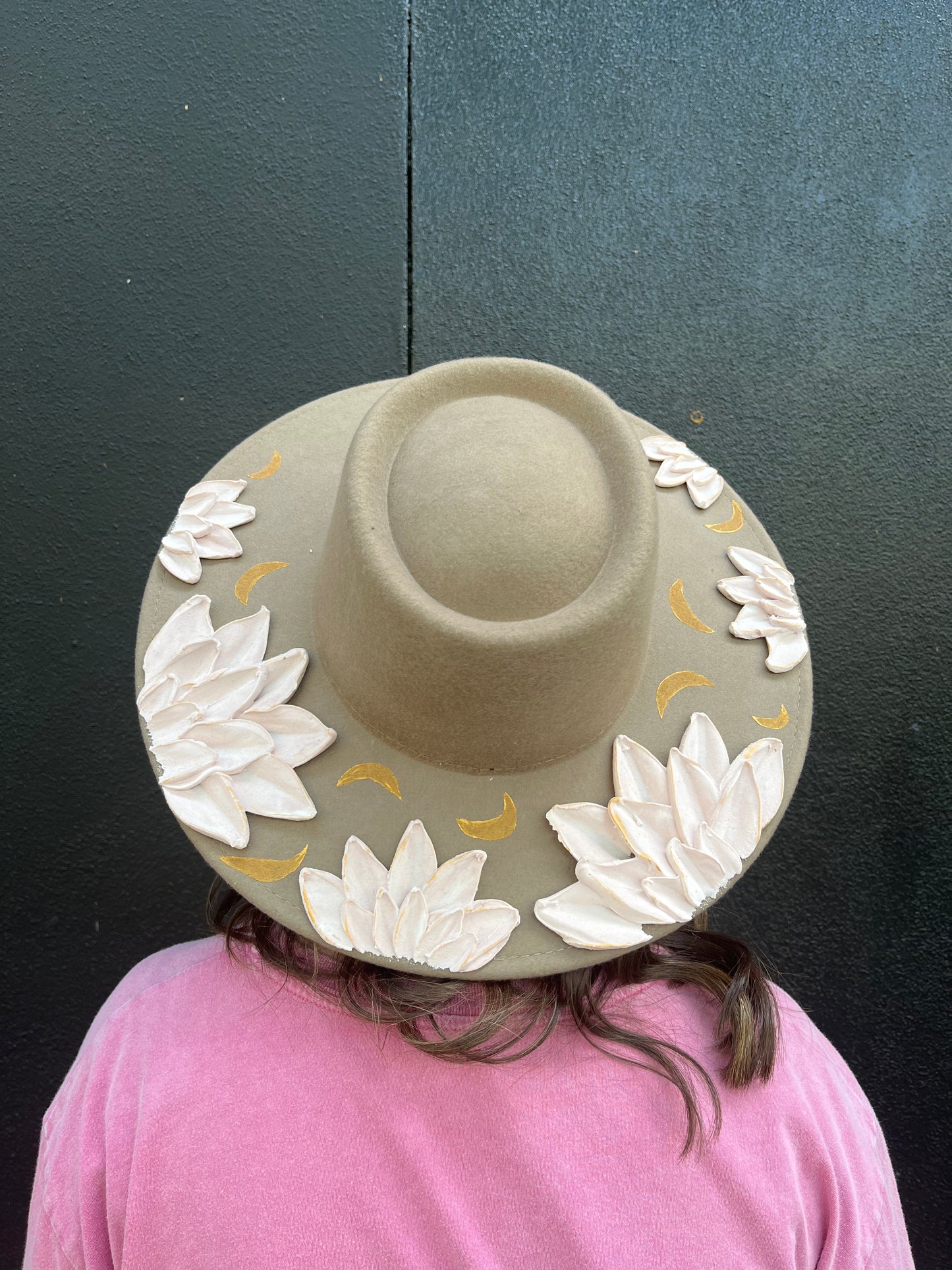 Marni Painted Hat by Ashley Pancake